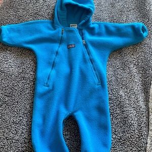 Patagonia baby bunting fleece 0-3 months
